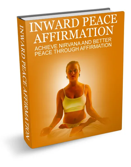 eCover representing Inward Peace Affirmation eBooks & Reports with Master Resell Rights