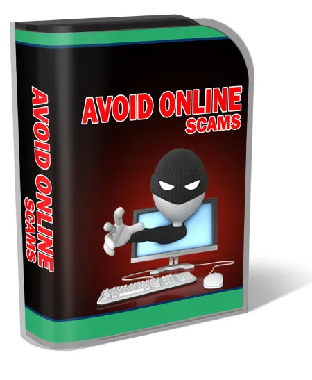 eCover representing Avoid Online Scams Software & Scripts with Private Label Rights