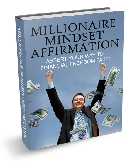 eCover representing New Millionaire Mindset Affirmation eBooks & Reports with Master Resell Rights