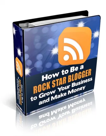 eCover representing How to be a Rock Star Blogger eBooks & Reports with Personal Use Rights