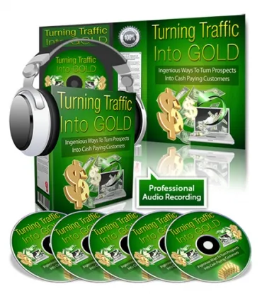 eCover representing Turning Traffic Into Gold Videos, Tutorials & Courses with Private Label Rights
