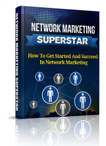 eCover representing Network Marketing Superstar eBooks & Reports with Private Label Rights