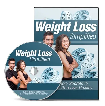 eCover representing Weight Loss Simplified eBooks & Reports with Master Resell Rights
