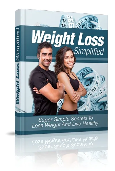 eCover representing Weight Loss Simplified eBooks & Reports with Master Resell Rights