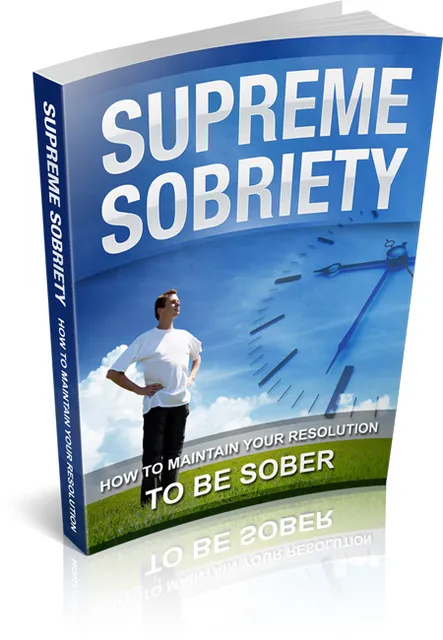 eCover representing Supreme Sobriety eBooks & Reports with Master Resell Rights