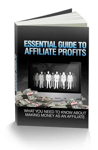 eCover representing Essential Guide To Affiliate Profits eBooks & Reports with Master Resell Rights