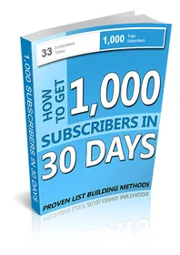 1,000 Subscribers in 30 Days small