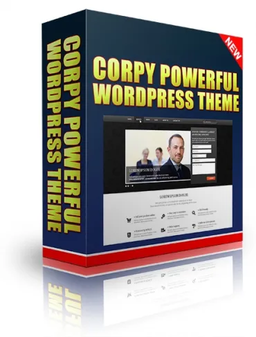 eCover representing Corpy Powerful WordPress Theme Videos, Tutorials & Courses with Personal Use Rights