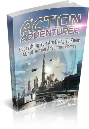 eCover representing Action Adventurer eBooks & Reports with Master Resell Rights