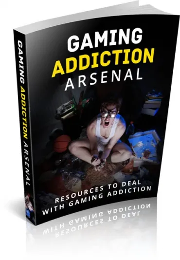 eCover representing Gaming Addiction Arsenal eBooks & Reports with Master Resell Rights