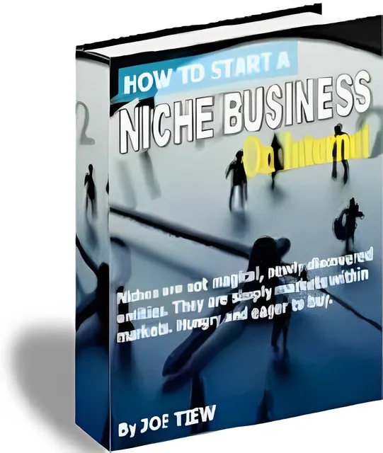eCover representing How to Start A Niche Business On Internet eBooks & Reports with Master Resell Rights