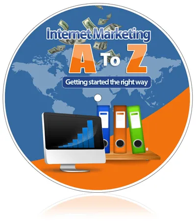 eCover representing Internet Marketing A To Z eBooks & Reports with Master Resell Rights