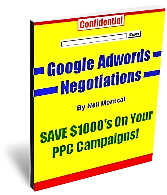 eCover representing Google Adwords Negotiations eBooks & Reports with Master Resell Rights