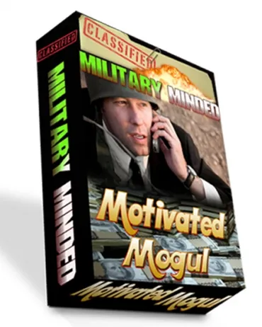 eCover representing Military Minded Motivated Mogul eBooks & Reports with Private Label Rights