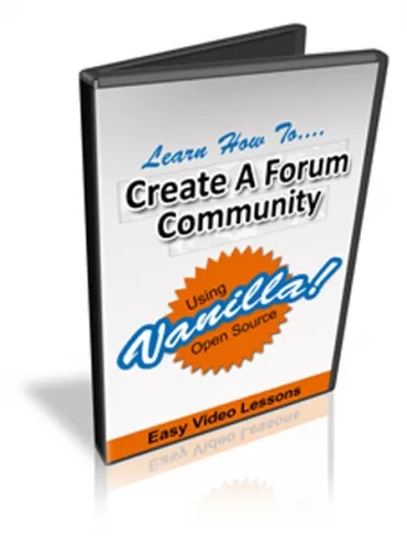 eCover representing Set Up A Forum Community Using Vanilla Videos, Tutorials & Courses with Personal Use Rights