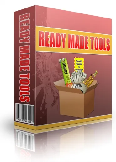 eCover representing Ready Made Tools  with Master Resell Rights
