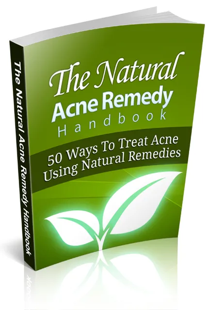 eCover representing Natural Acne Remedy Handbook eBooks & Reports with Master Resell Rights