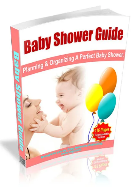 eCover representing Baby Shower Guide eBooks & Reports with Master Resell Rights