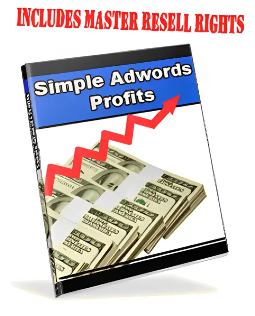 eCover representing Simple Adwords Profits eBooks & Reports with Master Resell Rights