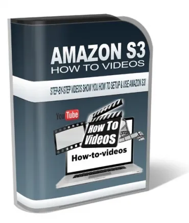 eCover representing Amazon S3 How To Videos Videos, Tutorials & Courses with Personal Use Rights