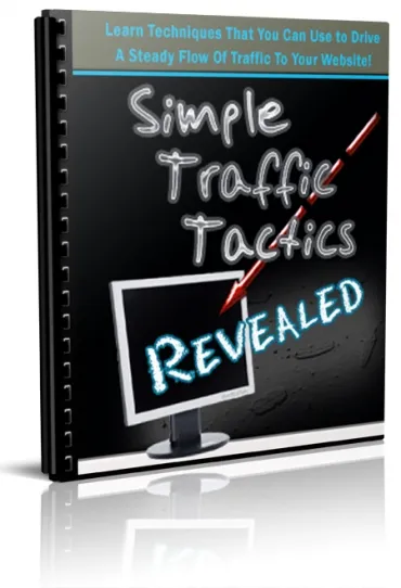 eCover representing Simple Traffic Tactics Revealed eBooks & Reports with Private Label Rights