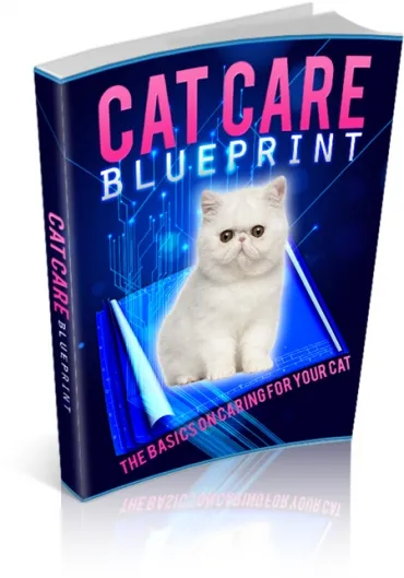 eCover representing Cat Care Blueprint eBooks & Reports with Master Resell Rights