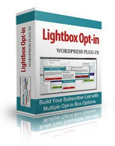 eCover representing Lightbox Popup Opt-in Plugin  with Personal Use Rights