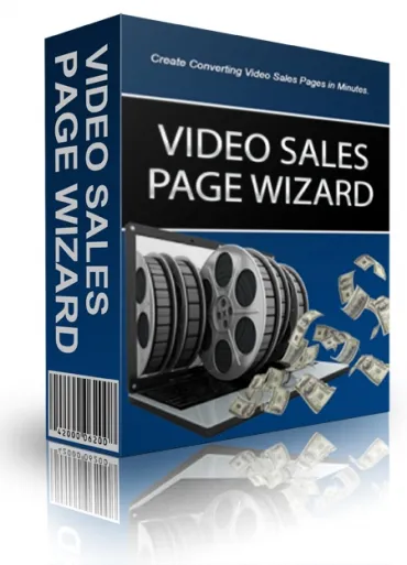 eCover representing Video Sales Page Wizard Software & Scripts with Personal Use Rights
