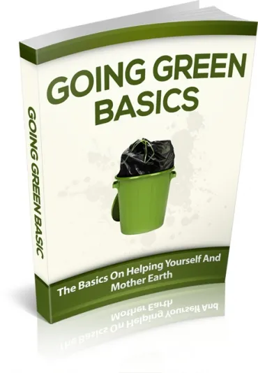 eCover representing Going Green Basics eBooks & Reports with Master Resell Rights
