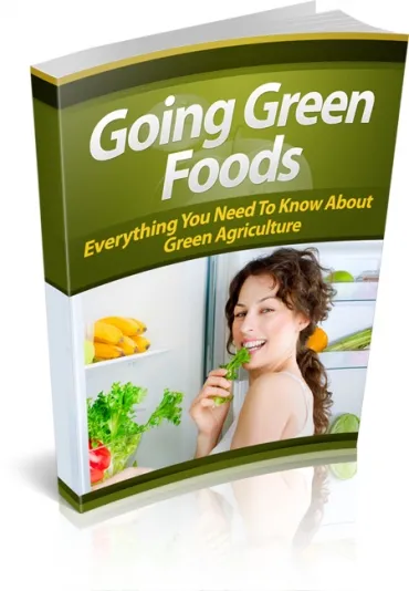 eCover representing Going Green Foods eBooks & Reports with Master Resell Rights