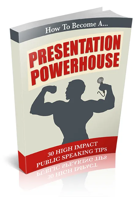 eCover representing How To Become A Presentation Powerhouse eBooks & Reports with Personal Use Rights