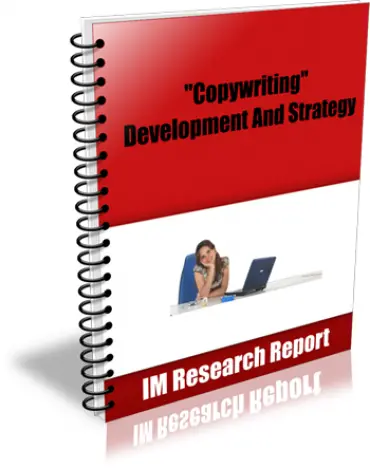 eCover representing Copywriting Development and Strategy eBooks & Reports with Master Resell Rights
