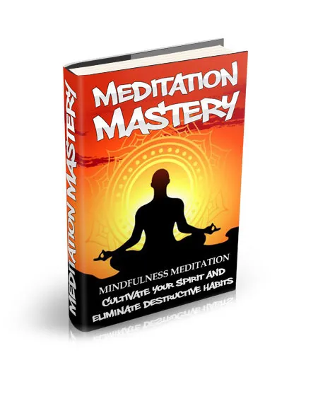 eCover representing Mindfulness Meditation eBooks & Reports with Master Resell Rights