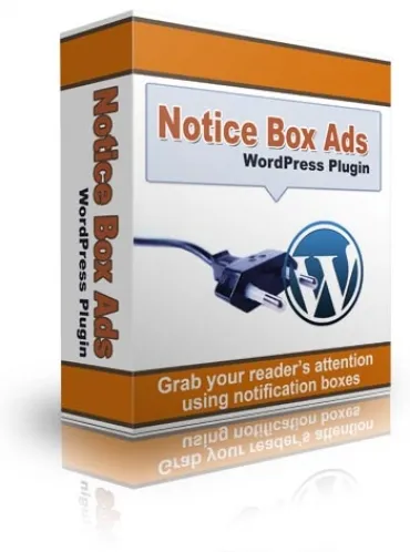 eCover representing WordPress Notice Box Ads Plugin  with Personal Use Rights