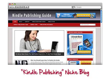 Kindle Publishing WordPress Niche Blog small