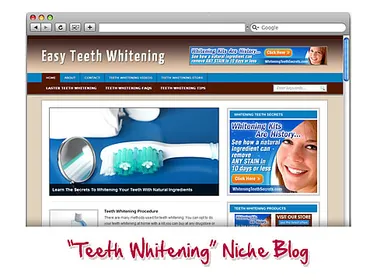 Teeth Whitening WordPress Blog small