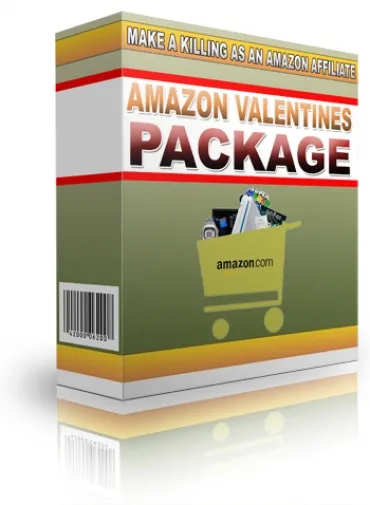 eCover representing Amazon Valentines Product Package Videos, Tutorials & Courses with Master Resell Rights