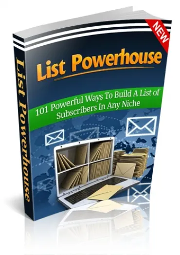 eCover representing List Powerhouse eBooks & Reports with Master Resell Rights