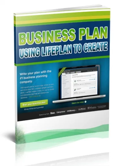 eCover representing Business Plan – Using Live Plan to Create eBooks & Reports with Resell Rights