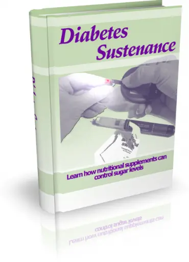 eCover representing Diabetes Sustenance eBooks & Reports with Master Resell Rights