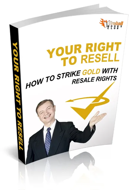 eCover representing The Right to Resell eBooks & Reports with Master Resell Rights