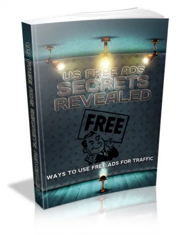 eCover representing US Free Ads Secret eBooks & Reports with Master Resell Rights