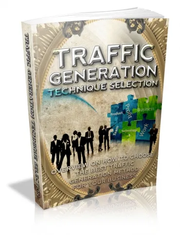 eCover representing Traffic Generation Technique Selection eBooks & Reports with Master Resell Rights