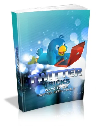 eCover representing Twitter Tricks eBooks & Reports with Master Resell Rights