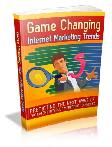 eCover representing Game Changing Internet Marketing Trends eBooks & Reports with Master Resell Rights