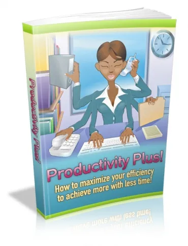 eCover representing Productivity Plus eBooks & Reports with Master Resell Rights