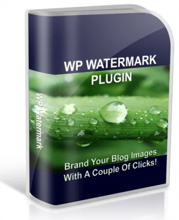 eCover representing WP Watermark Plugin  with Private Label Rights