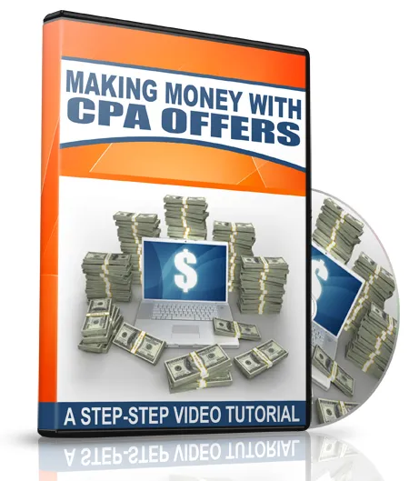 eCover representing Making Money with CPA Offers Videos, Tutorials & Courses with Master Resell Rights