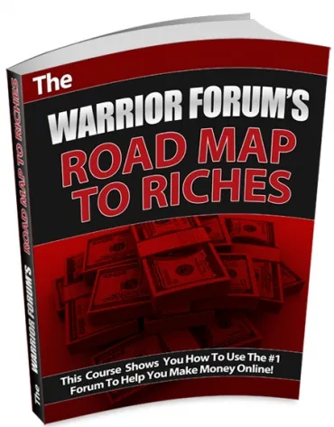 eCover representing Warrior Forum Roadmap to Riches eBooks & Reports with Master Resell Rights