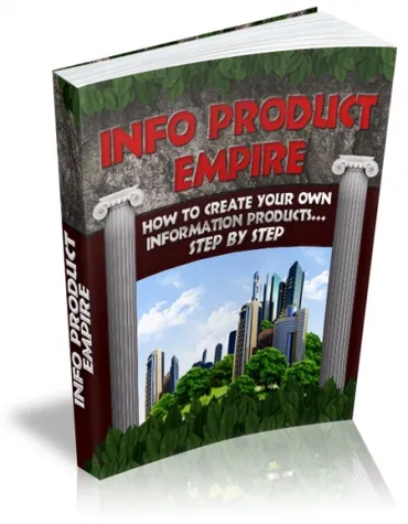 eCover representing Info Product Empire eBooks & Reports with Master Resell Rights